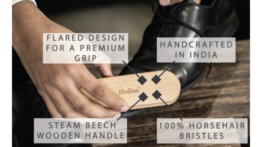 How is horse hair brush different from regular synthetic bristle brushes?