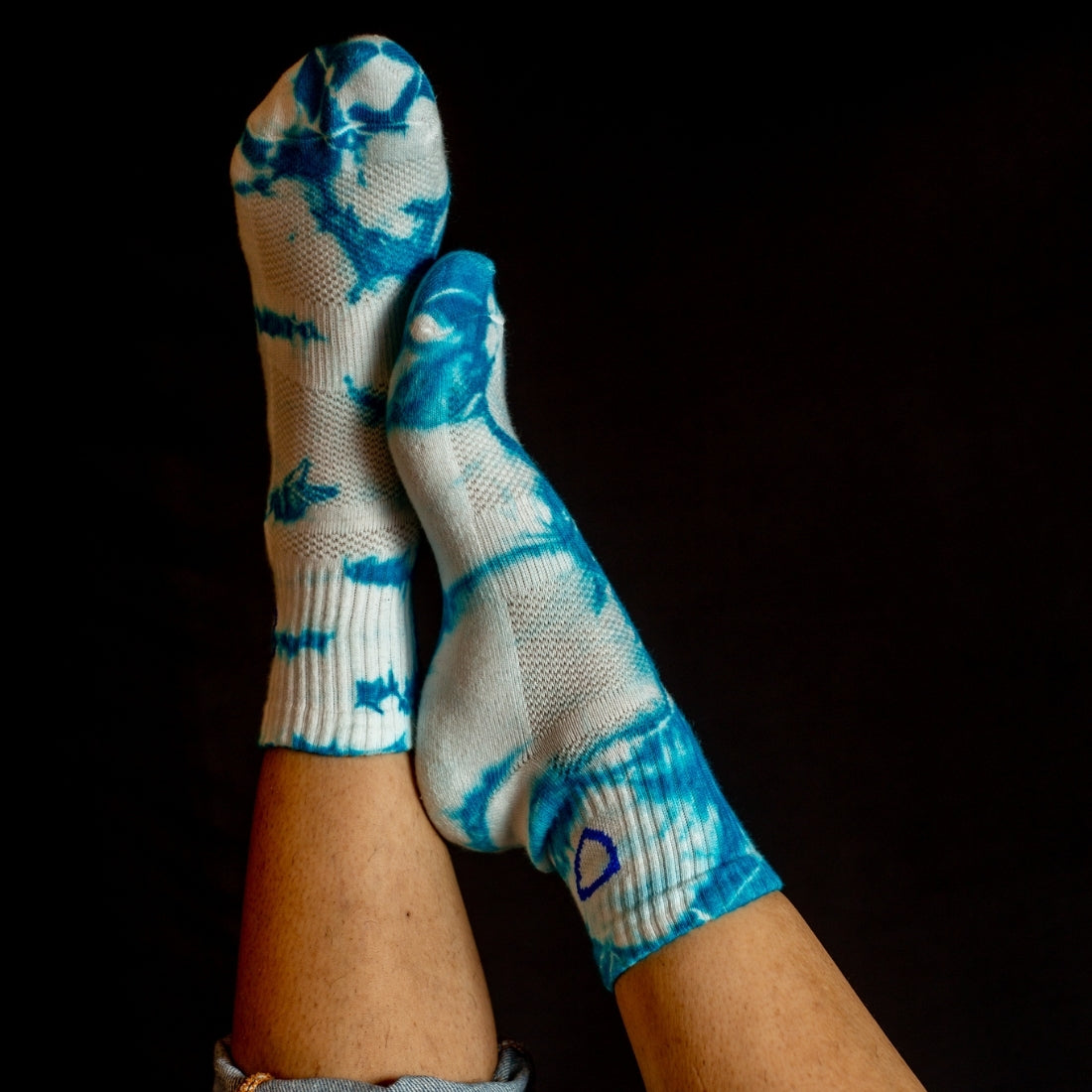 Helios Styocks Tie & Dye Ankle Length Cushion Socks