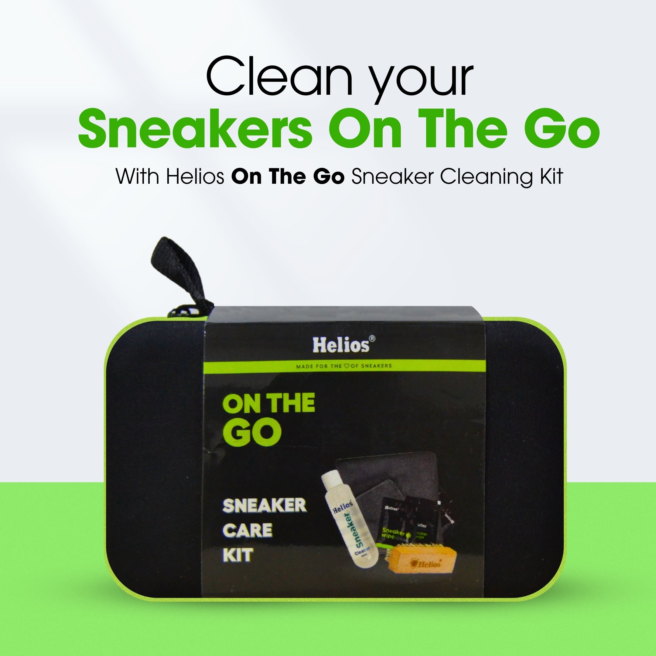 On the go sneaker care kit