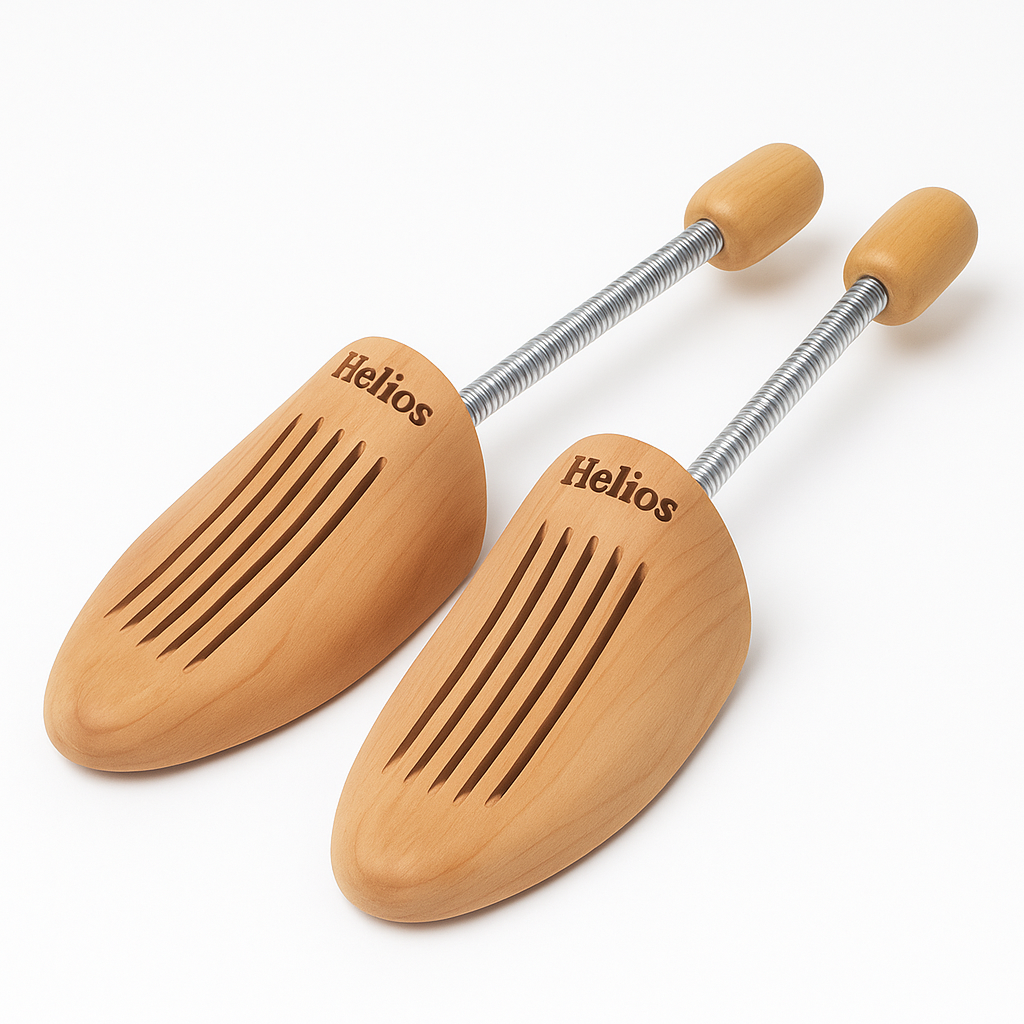 Helios Lotus Wood Shoe Trees – Shape Keeper for Leather Shoes & Sneakers