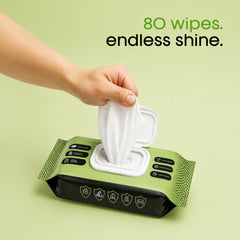 Helios Quick Shine Shoe Wipes Pack of 80