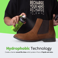 Helios Super Sneaker Cleaner - 125 ML With Sneaker Wall Protect Spray I Water & Stain Barrier I Water Proofer I 150 ML