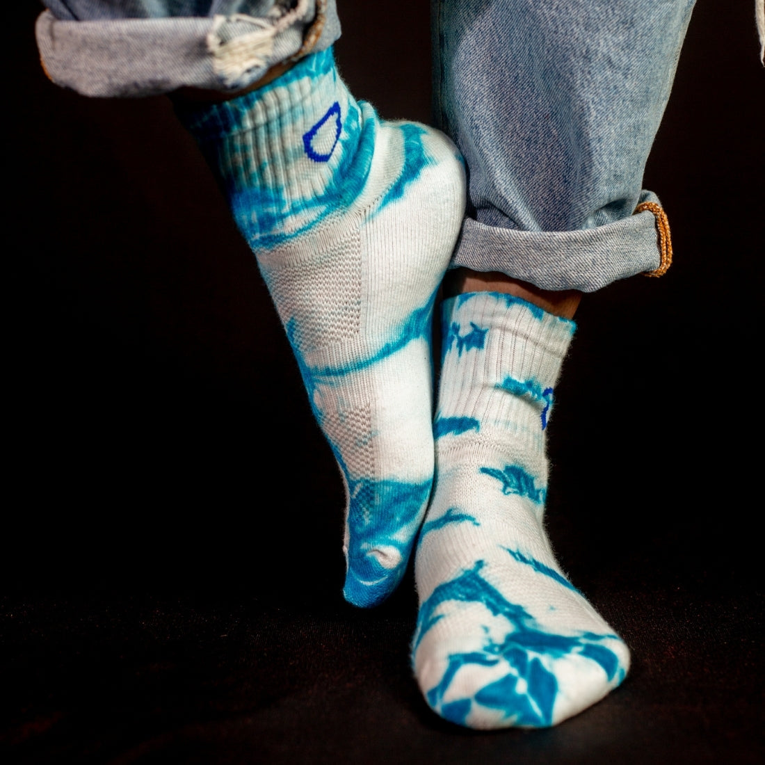 Helios Styocks Tie & Dye Ankle Length Cushion Socks