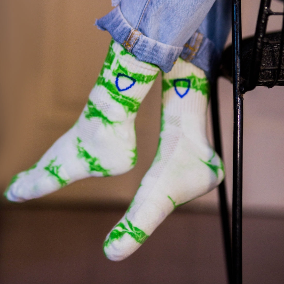 Helios Styocks Tie & Dye Ankle Length Cushion Socks