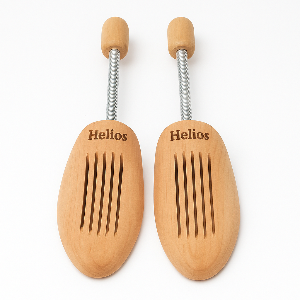 Helios Lotus Wood Shoe Trees – Shape Keeper for Leather Shoes & Sneakers