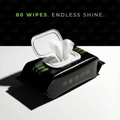 Helios Quick Shine Shoe Wipes Pack of 80