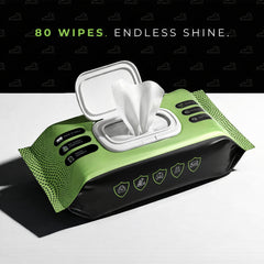 Helios Quick Shine Shoe Wipes Pack of 80