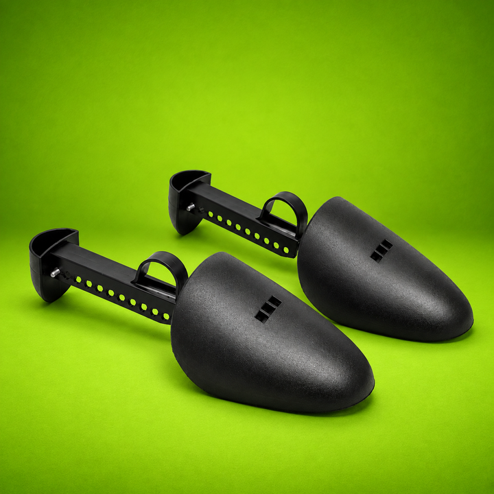 Helios Plastic Shoe Trees for Men , Adjustable Shoe Shaper & Protector, Shoe Keeper for Maintaining Shape, UK Size 6 To 11