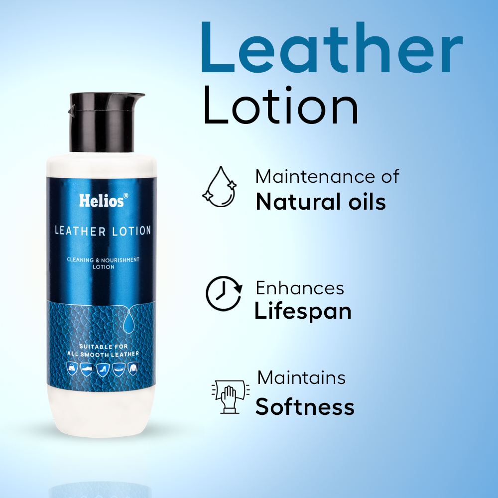 Helios® leather lotion 150ML with Microfiber Cloth