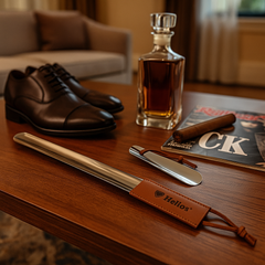 Helios Stainless‑Steel Shoe Horn – Heavy Duty & Durable