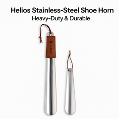 Helios Stainless‑Steel Shoe Horn – Heavy Duty & Durable