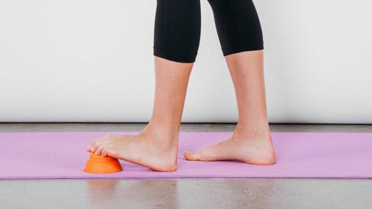 Foot exercise to make high heels more comfortable