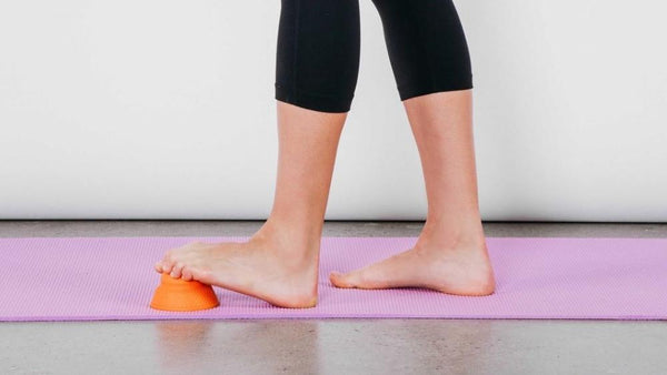 Foot exercise to make high heels more comfortable