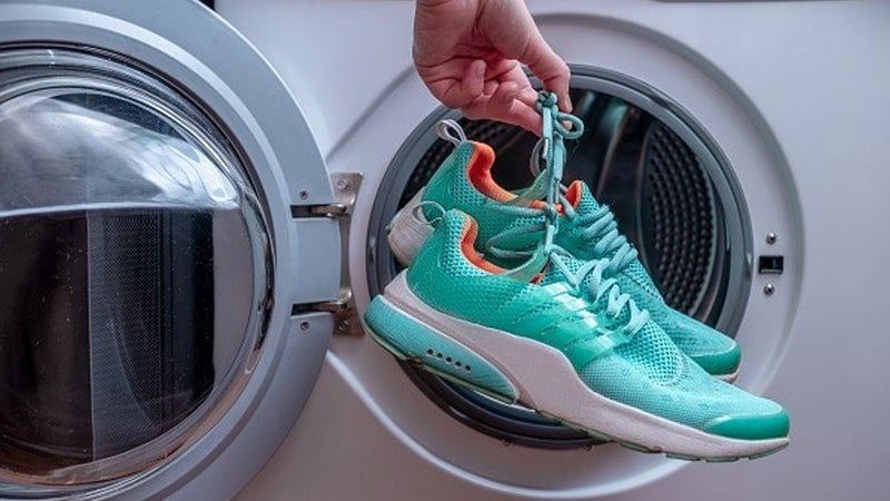 Washing machine reduces the life of your sneakers.