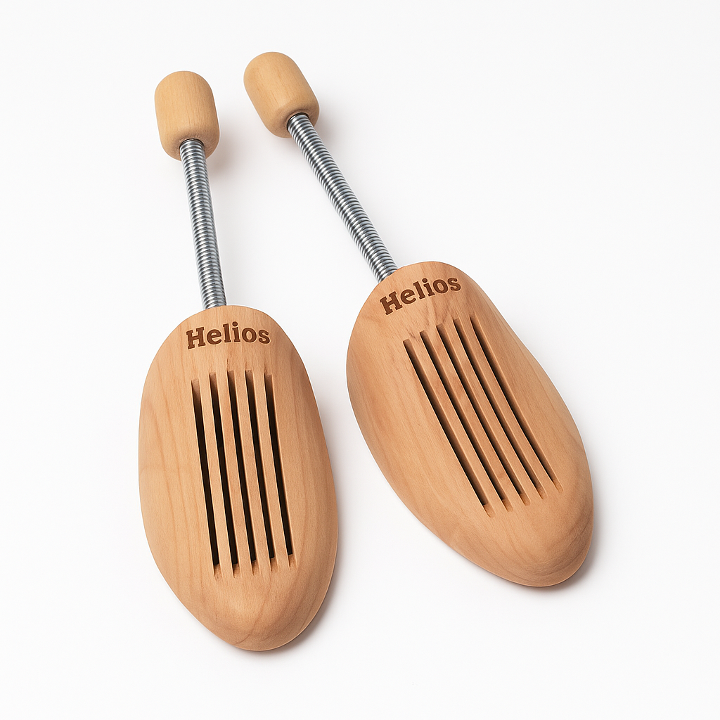 Helios Lotus Wood Shoe Trees – Shape Keeper for Leather Shoes & Sneakers