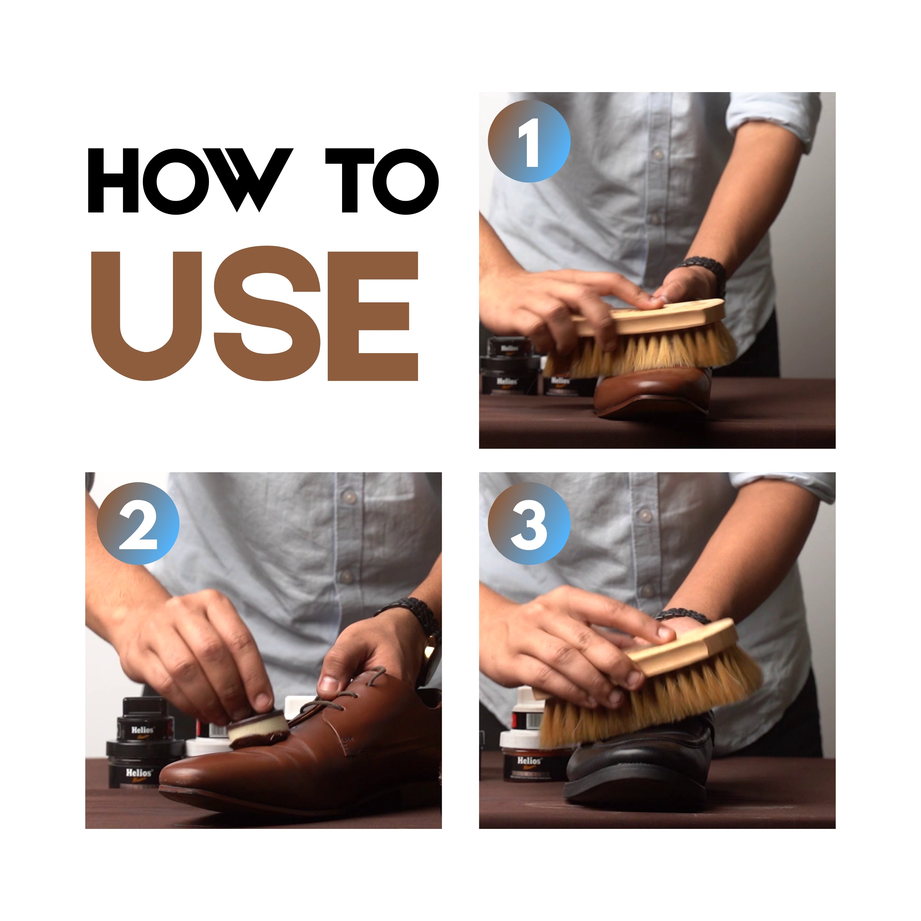 Helios Shoe Cream - 60 GM