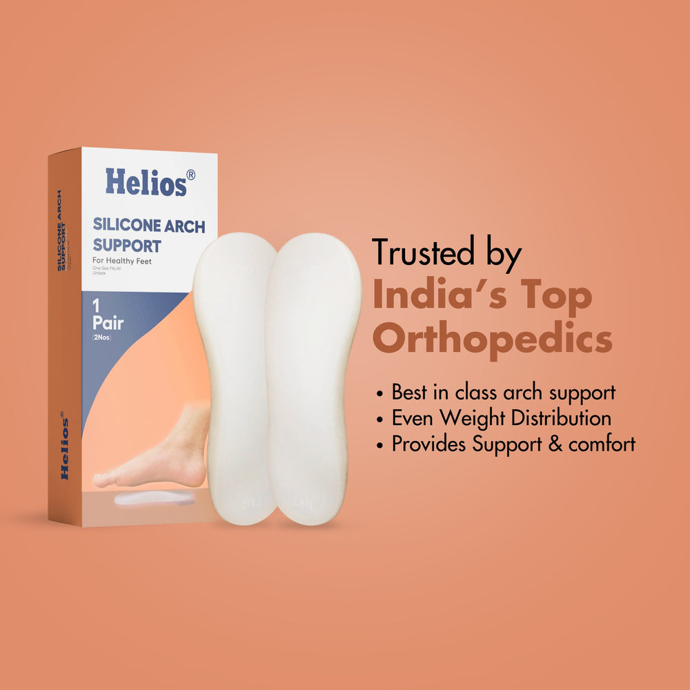 Helios Silicone Arch Support Insole – Unisex, One Size Fits All