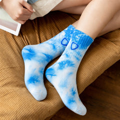 Helios Styocks Tie & Dye Ankle Length Cushion Socks