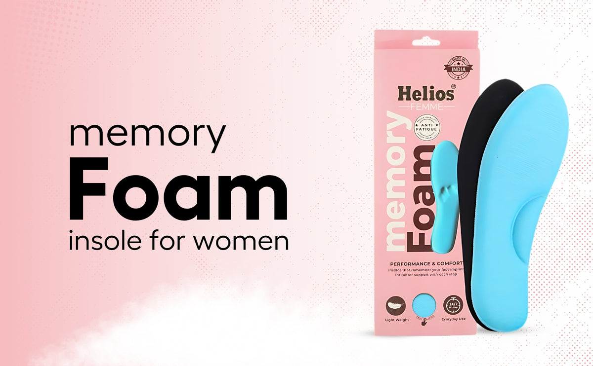 Helios Memory Foam INSOLE for Ladies  - Size 3-8 — product feature 1