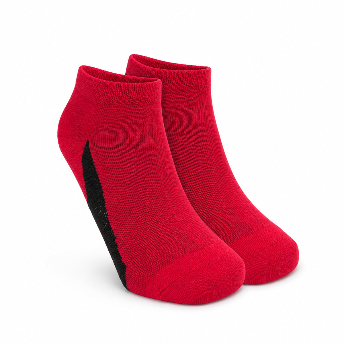 Helios Pack of 3 Cotton Ankle Socks for Men & Women  | Red, White & Black