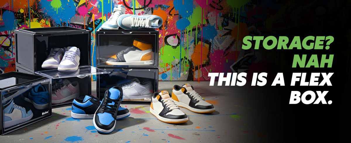 Helios Abode Sneaker Storage Box (Side Drop) — product feature 1