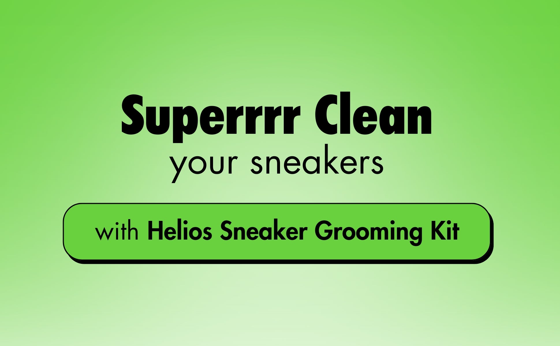 Sneaker grooming kit — product feature 1