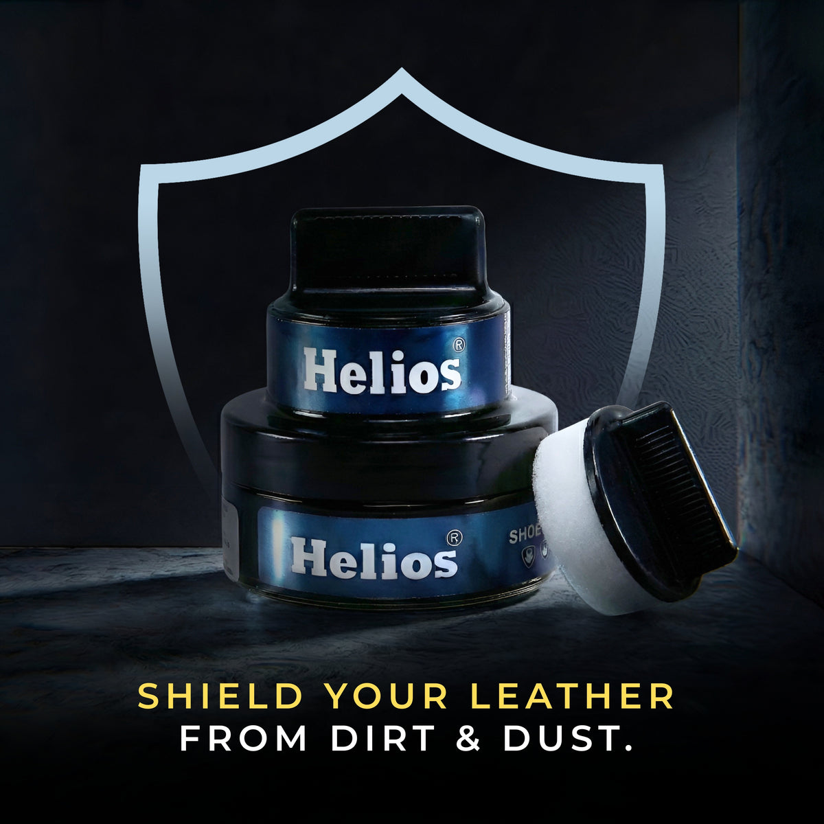 Helios Coloured Shoe Cream - 48 GM With Applicator