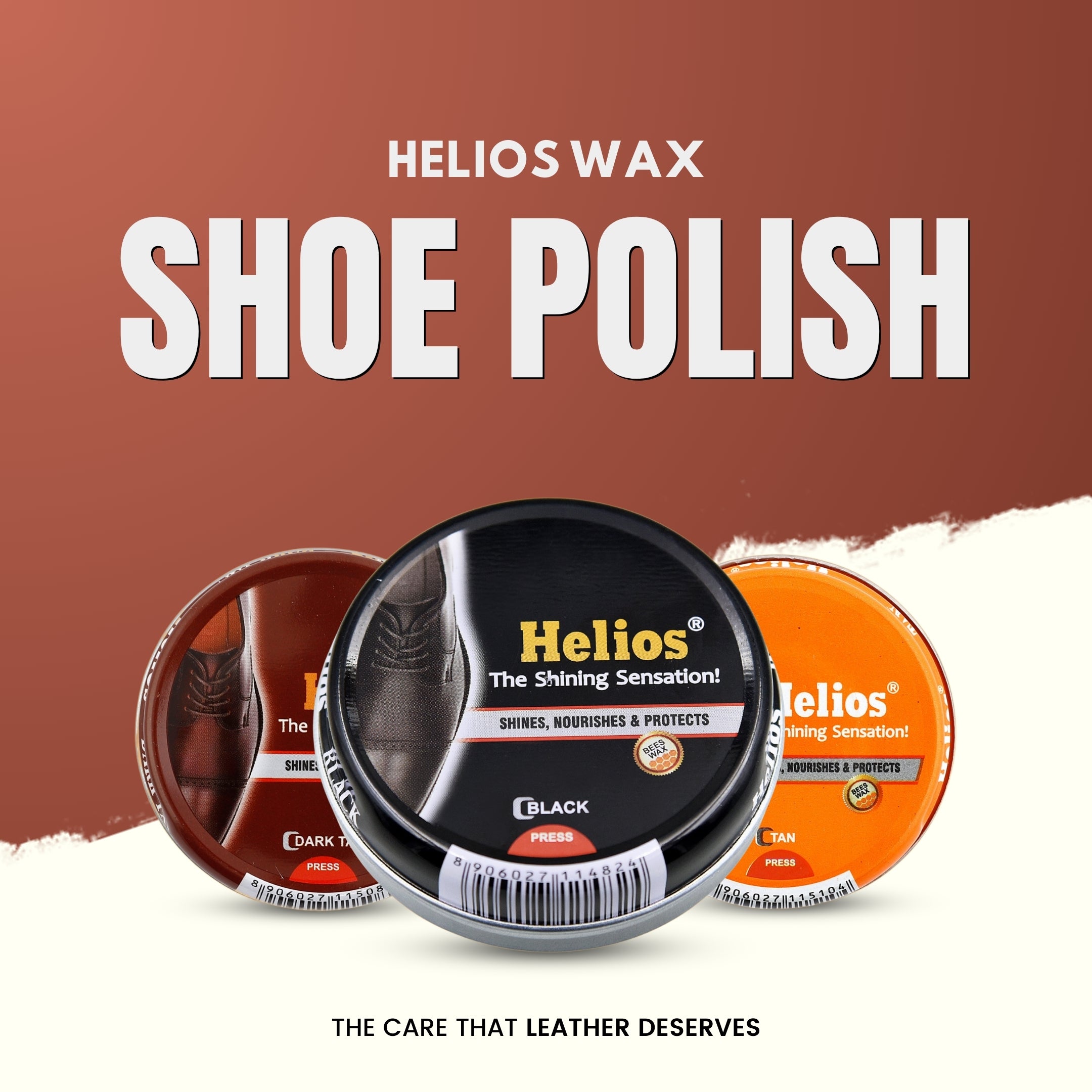 Helios Wax Shoe Polish - 40 GM