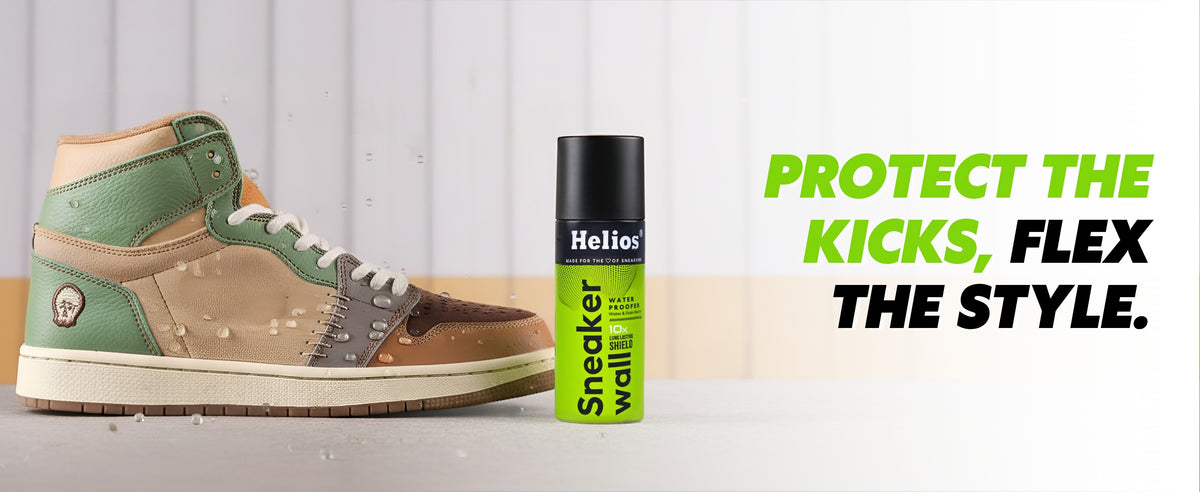 Helios Sneaker Wall Protect Spray | Water & Stain Barrier for Shoes | Shoe Water Proofer Spray | Available in 100 ml & 150 ml Sizes — product feature 1