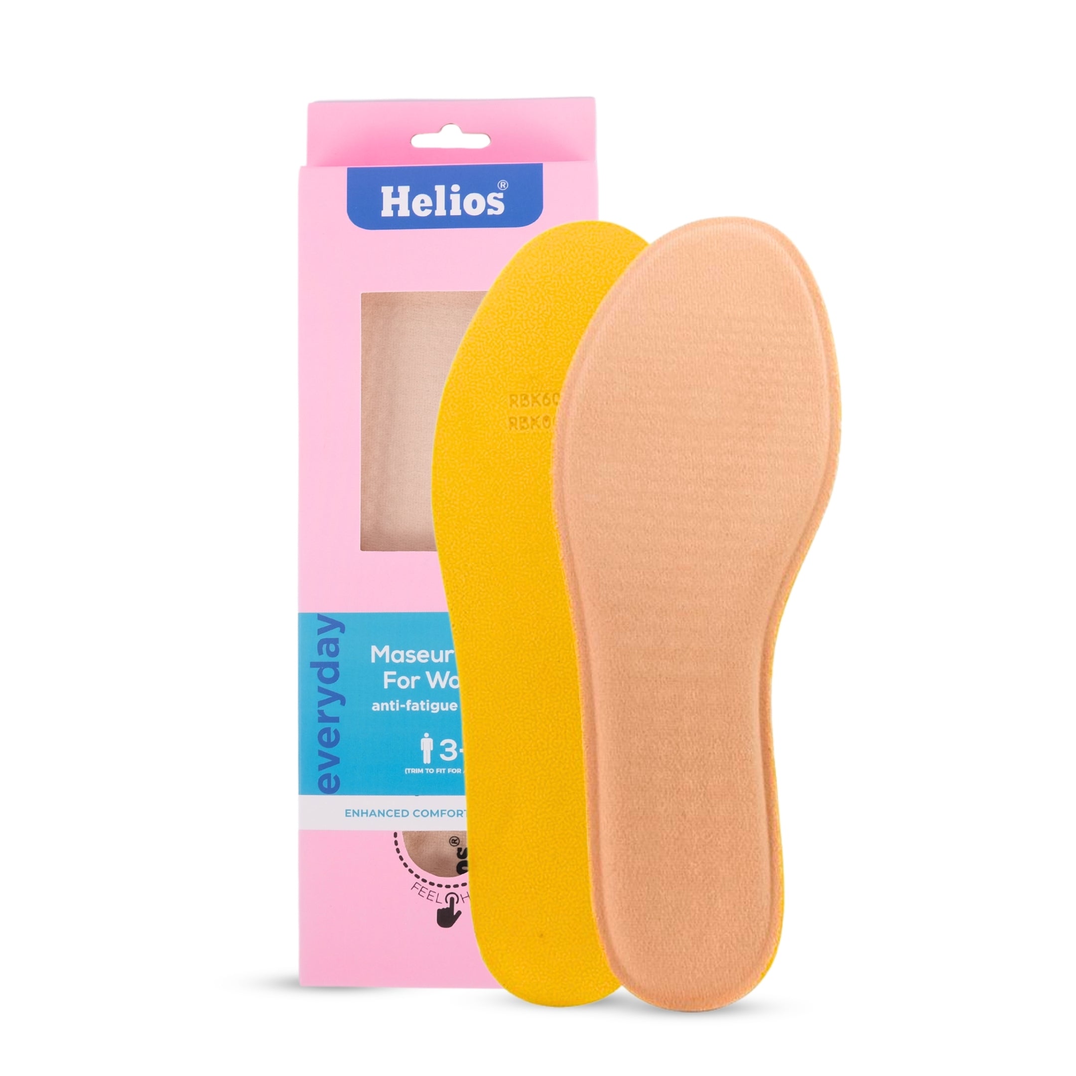 Helios Maseur Insole for Women (TRIM TO FIT SIZE 3-8)