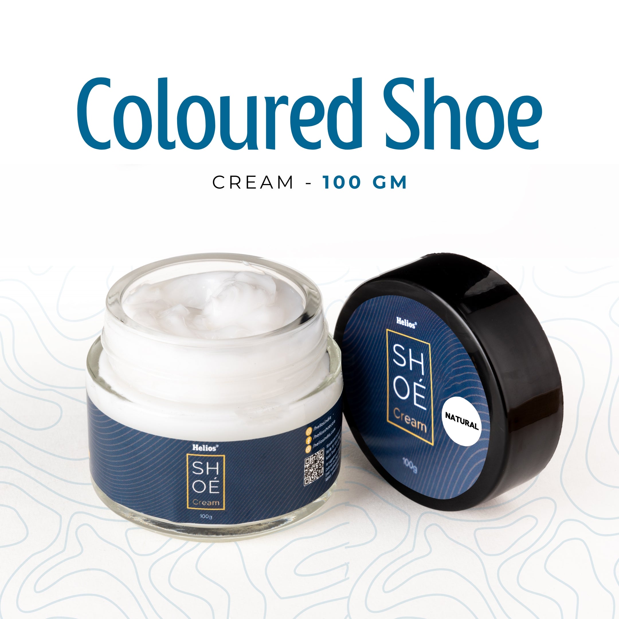 HELIOS COLOURED SHOE CREAM - 100 GM