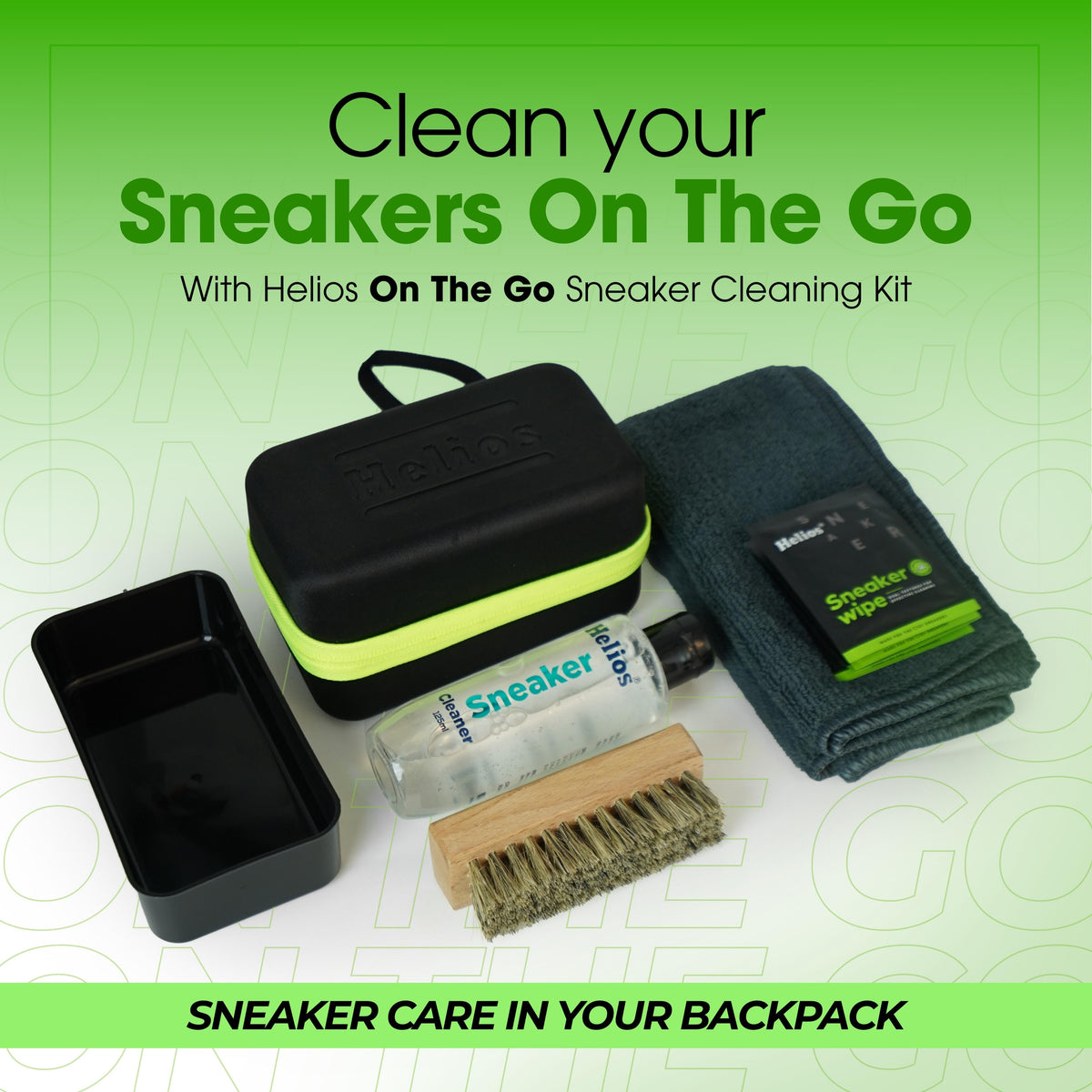 Helios On The Go Sneaker Care Kit with FREE 80 Sneaker Cleaning Wipes