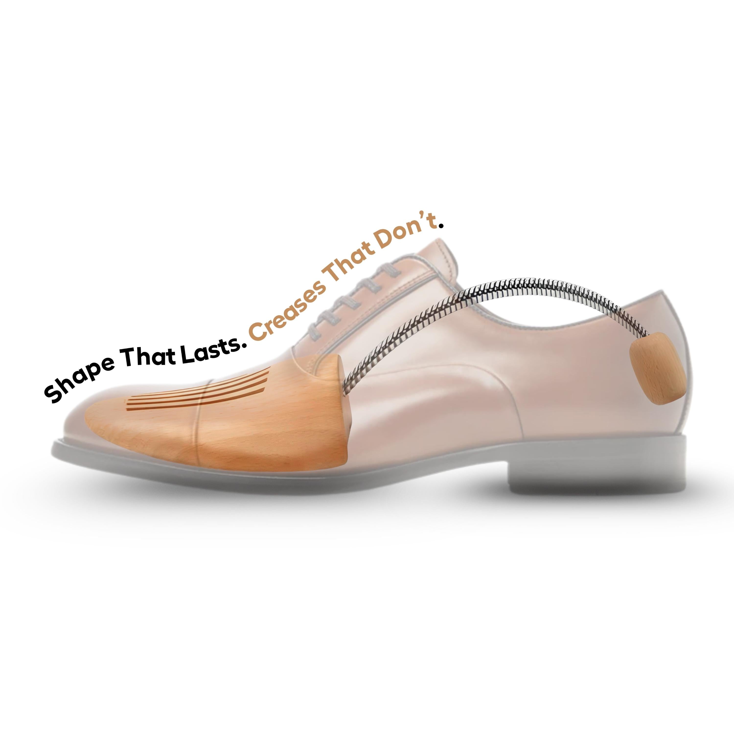 Helios Lotus Wood Shoe Trees – Shape Keeper for Leather Shoes & Sneakers