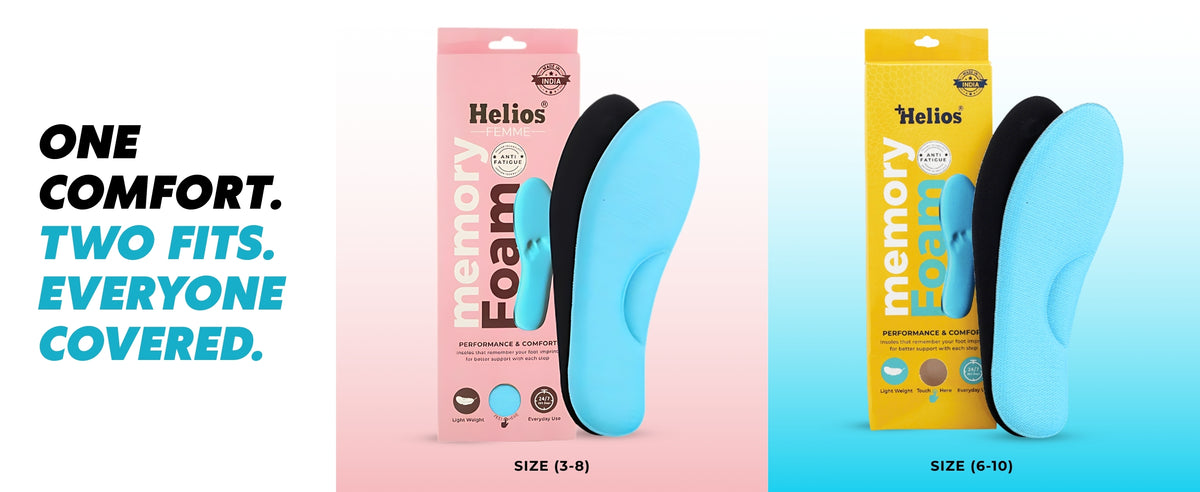 Helios Memory Foam Insole FOR MEN (TRIM TO FIT SIZE 6-10) — product feature 4