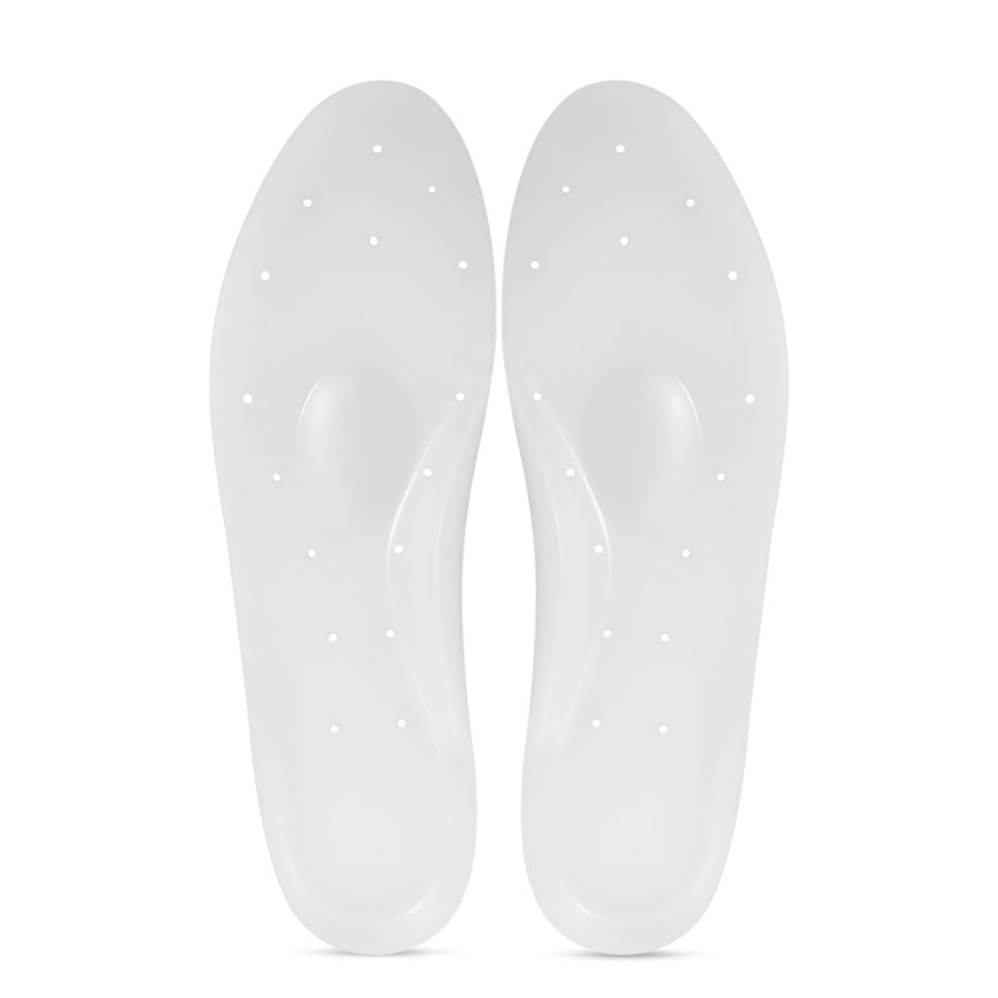 Helios Silicone Insoles for Men & Women | Arch Support & Metatarsal Cushion Shoe Inserts | Shock Absorbing, Anti-Slip, Breathable, Washable Insoles for Flat Feet & All-Day Comfort