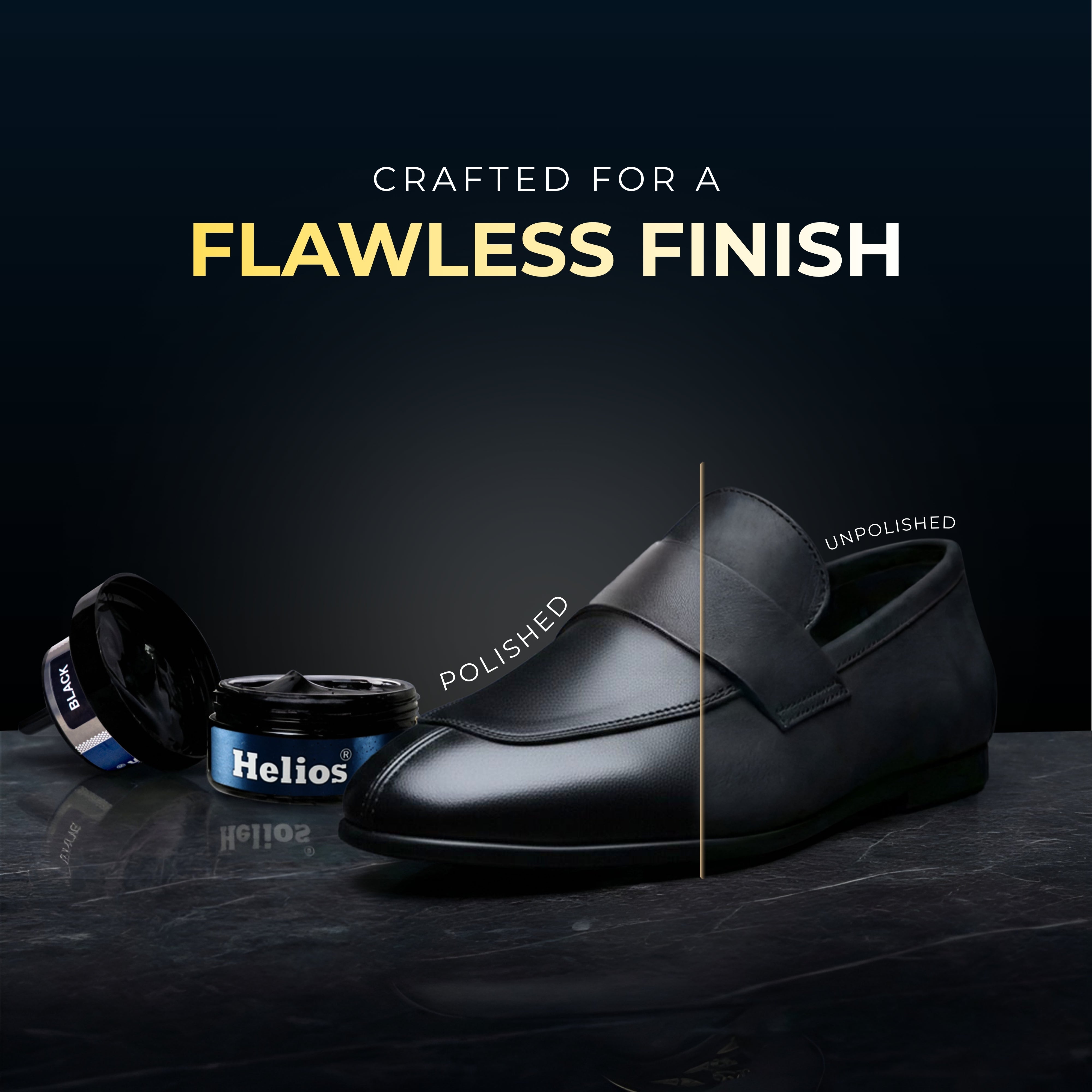 Helios Coloured Shoe Cream - 48 GM With Applicator