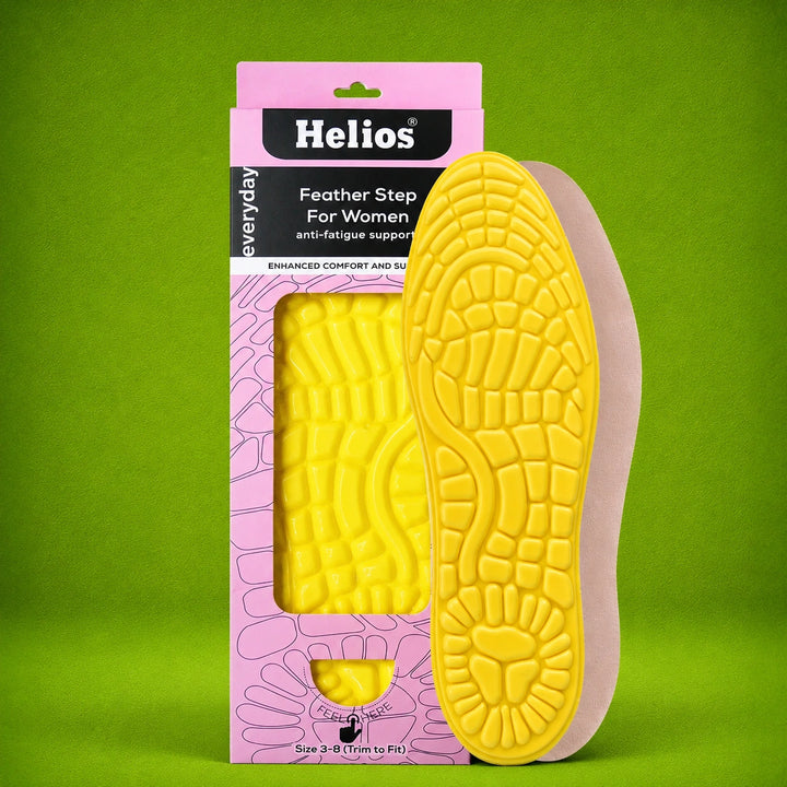Helios Massaging Feather Gel Insoles {trim to fit size 3-8}