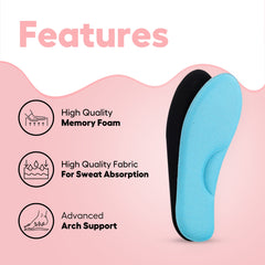 Helios Memory Foam INSOLE for Ladies  - Size 3-8