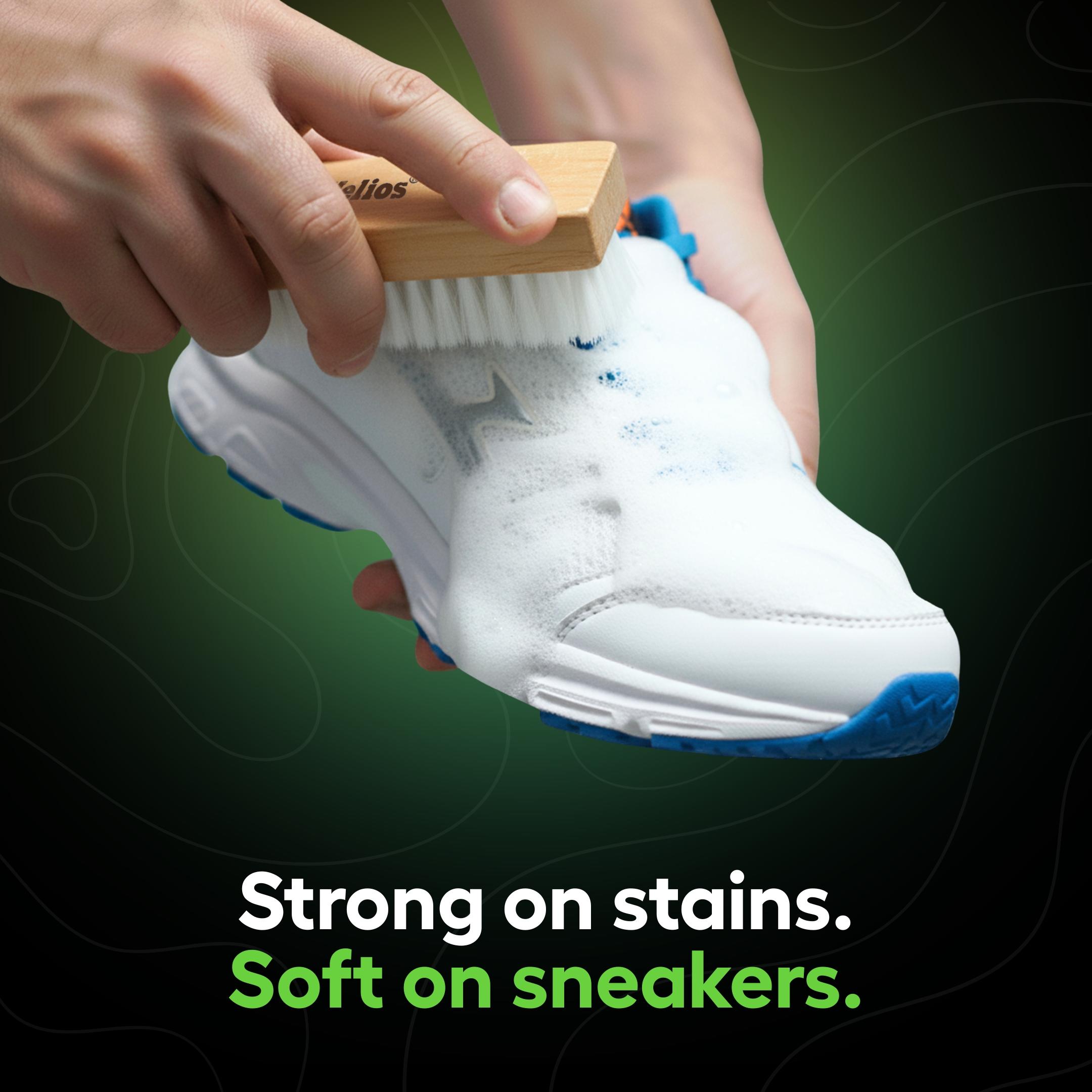 Helios Basic Sneaker Shoe Cleaning Kit with Microfiber Towel.