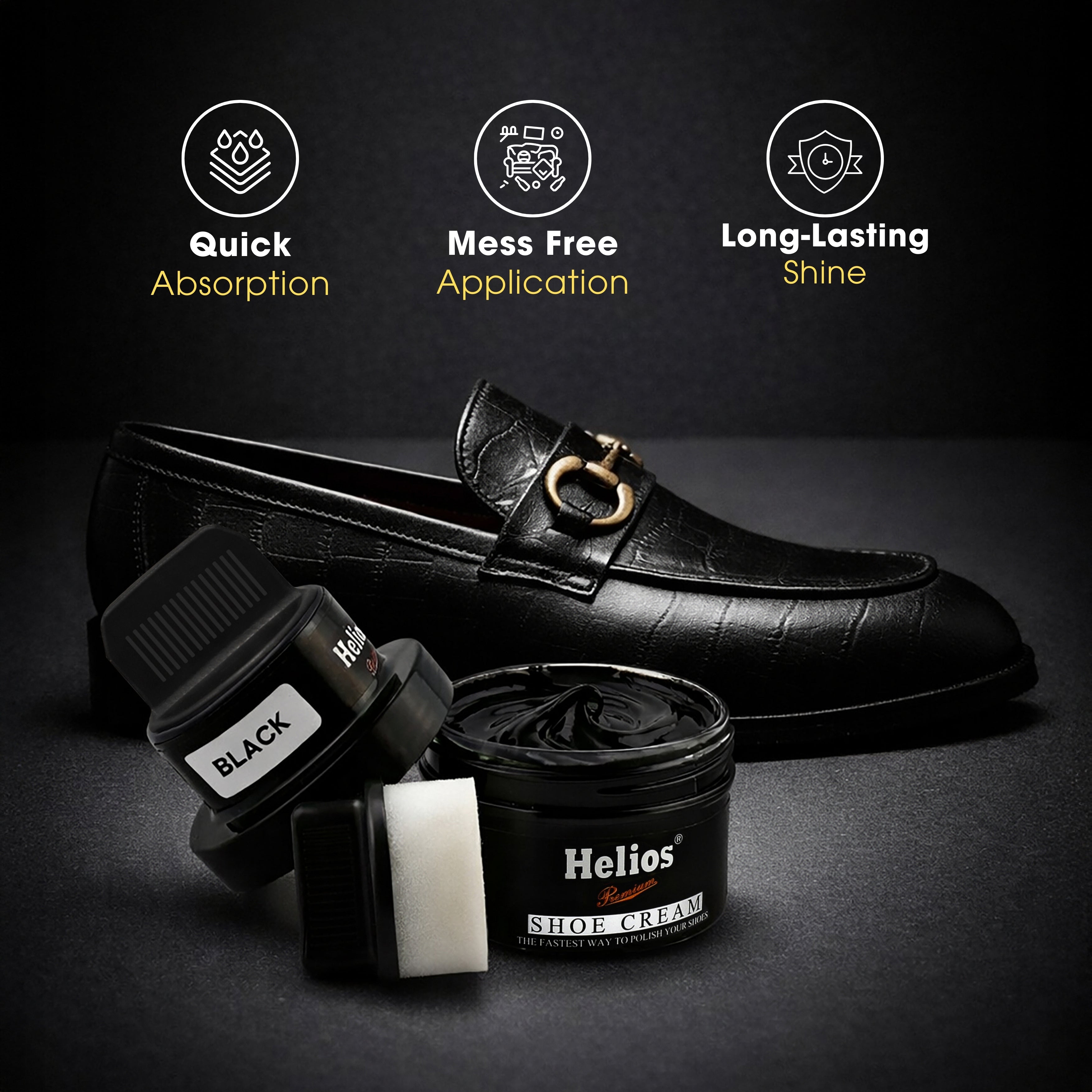 Helios Shoe Cream - 60 GM