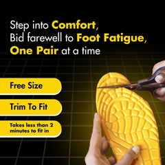 Helios Massaging Feather Gel Insoles {trim to fit size 3-8}