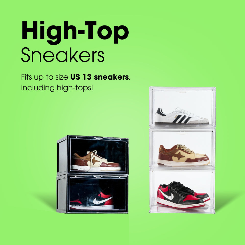 Helios Abode Sneaker Storage Box – Side Drop Design for Displaying ...