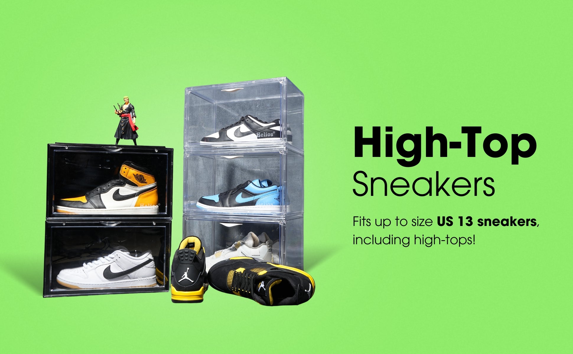 Customized Helios Abode Sneaker Storage Box (Side Drop) — product feature 4