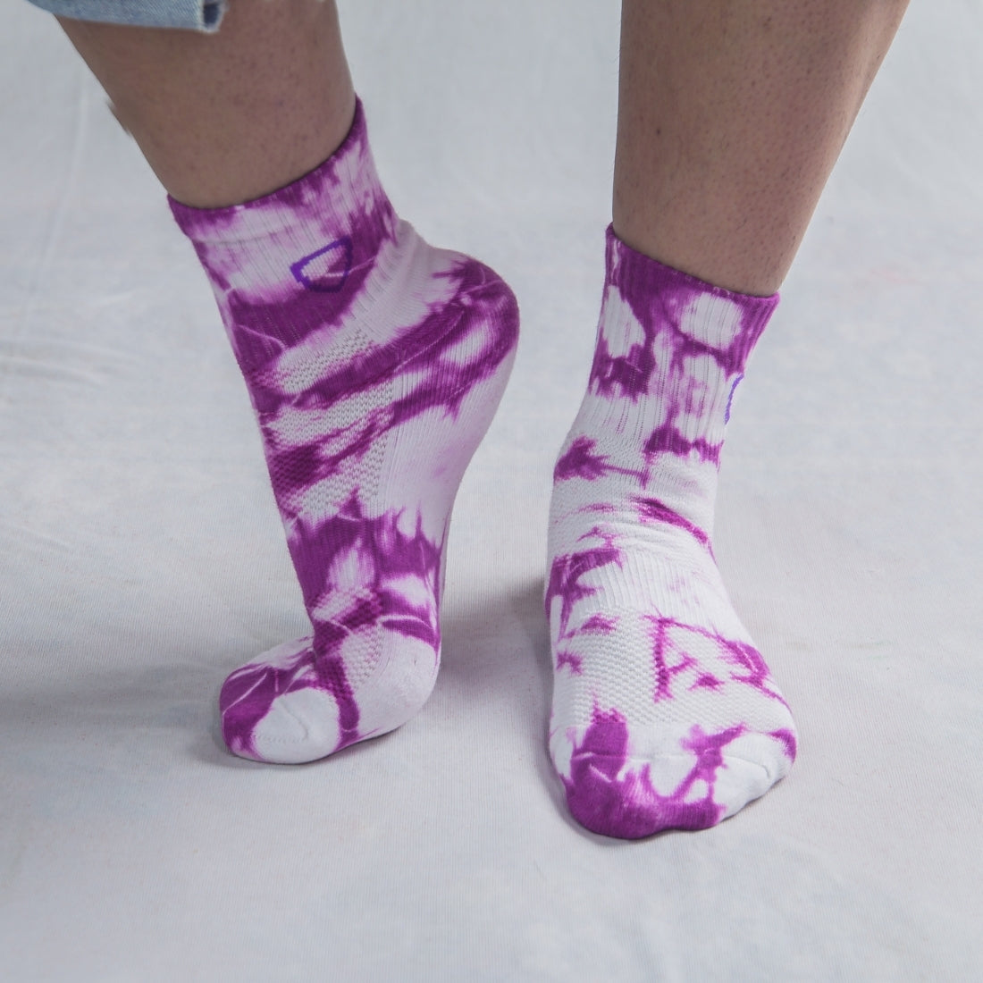 Helios Styocks Tie & Dye Ankle Length Cushion Socks