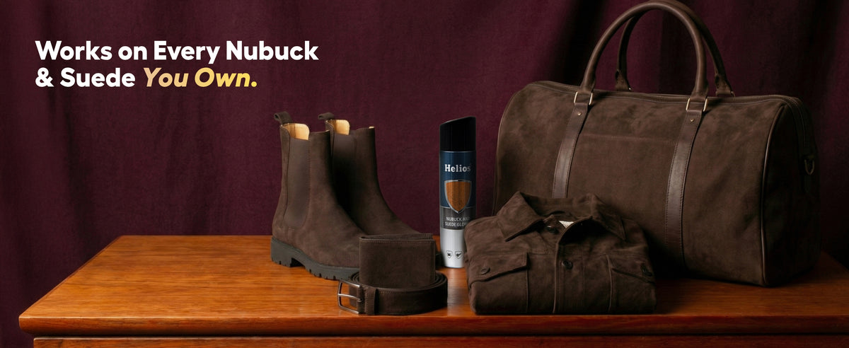 Helios Shoe Accessories Kit 1 Nubuck Suede Glower, 1 Nubuck Suede Brush — product feature 2