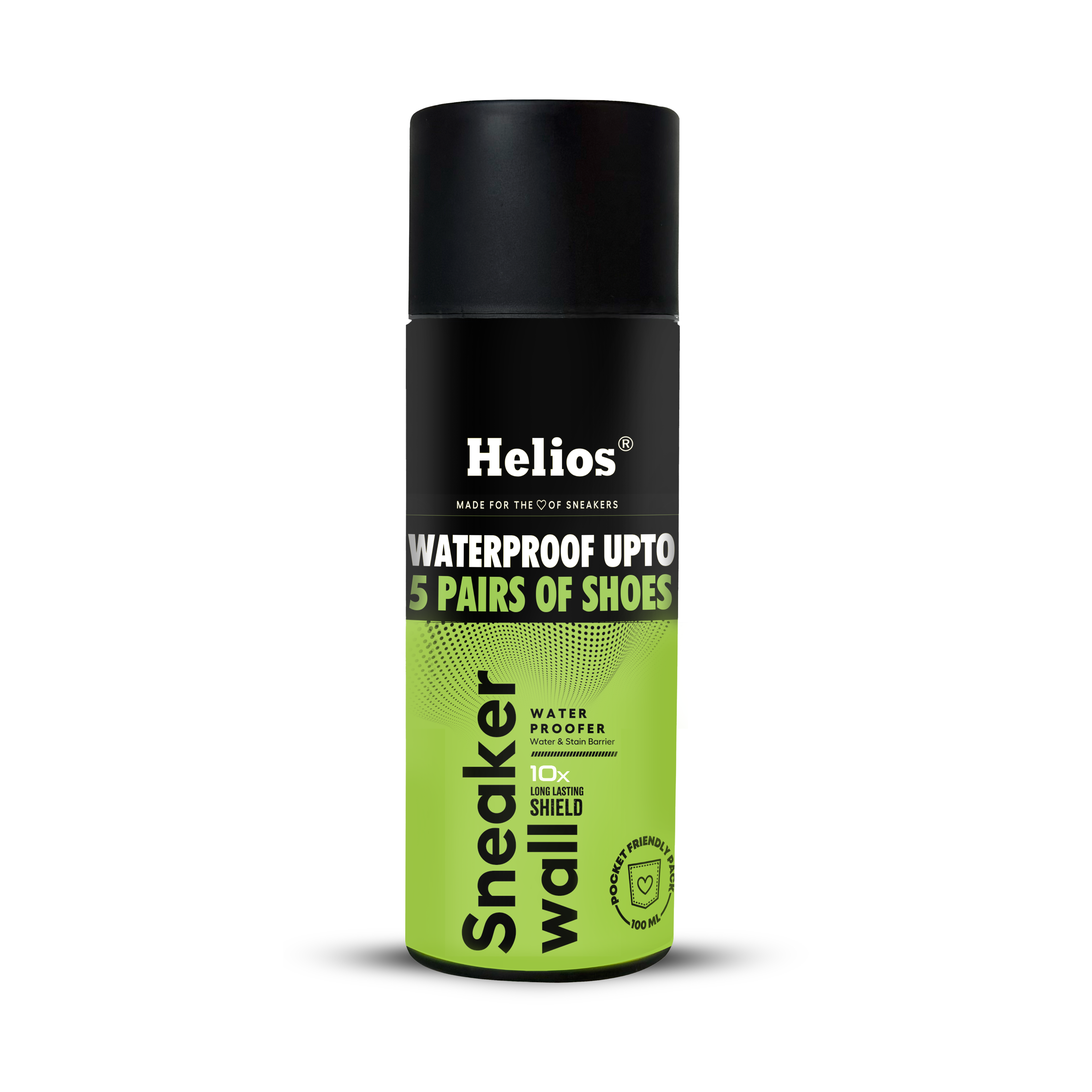 Helios Sneaker Wall Protect Spray | Water & Stain Barrier for Shoes | Shoe Water Proofer Spray | Available in 100 ml & 150 ml Sizes