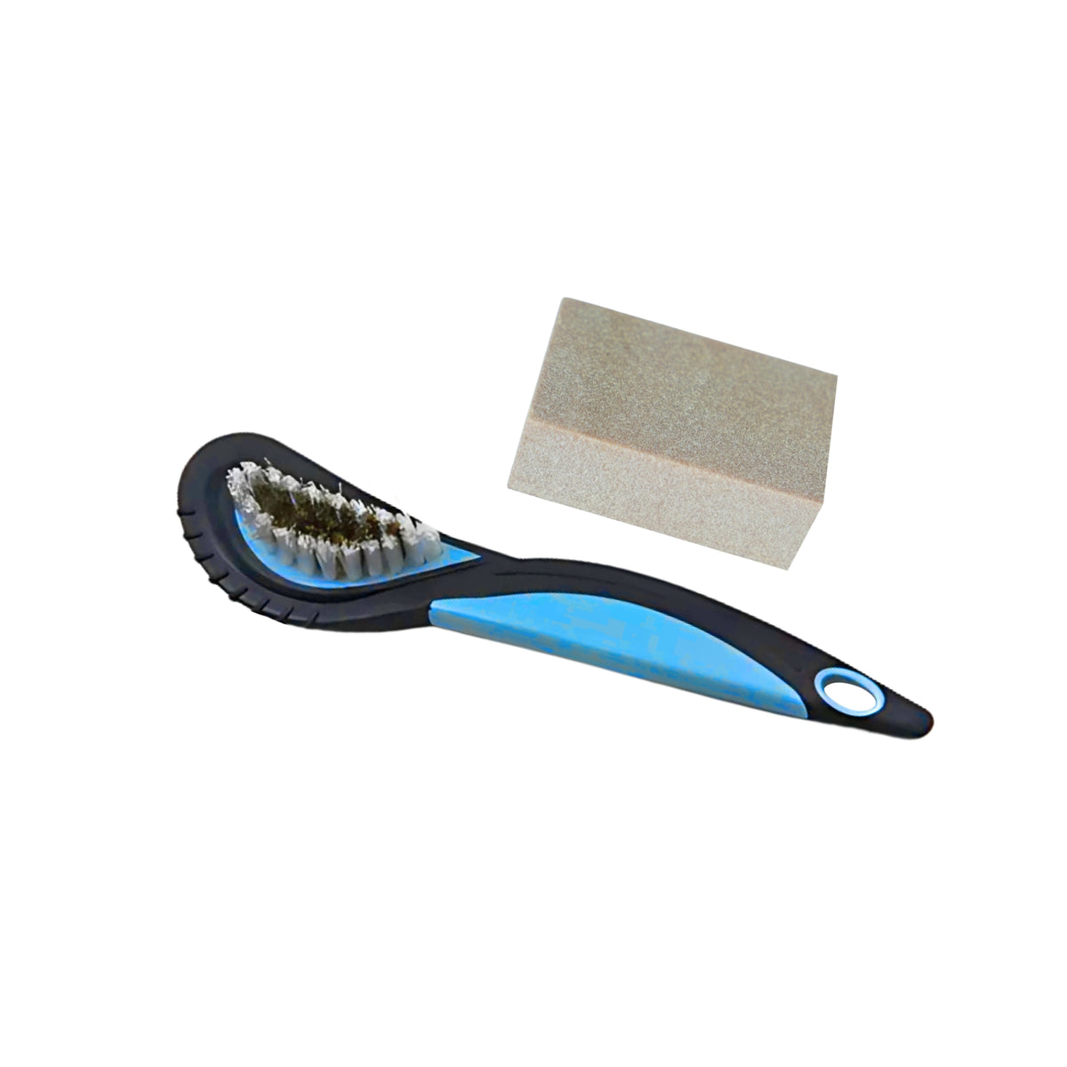 Helios Shoe Cleaning Kit with Eraser Block and suede leather brush, Safe for Suede, Nubuck, Leather