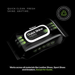 Helios Quick Shine Shoe Wipes Pack of 80
