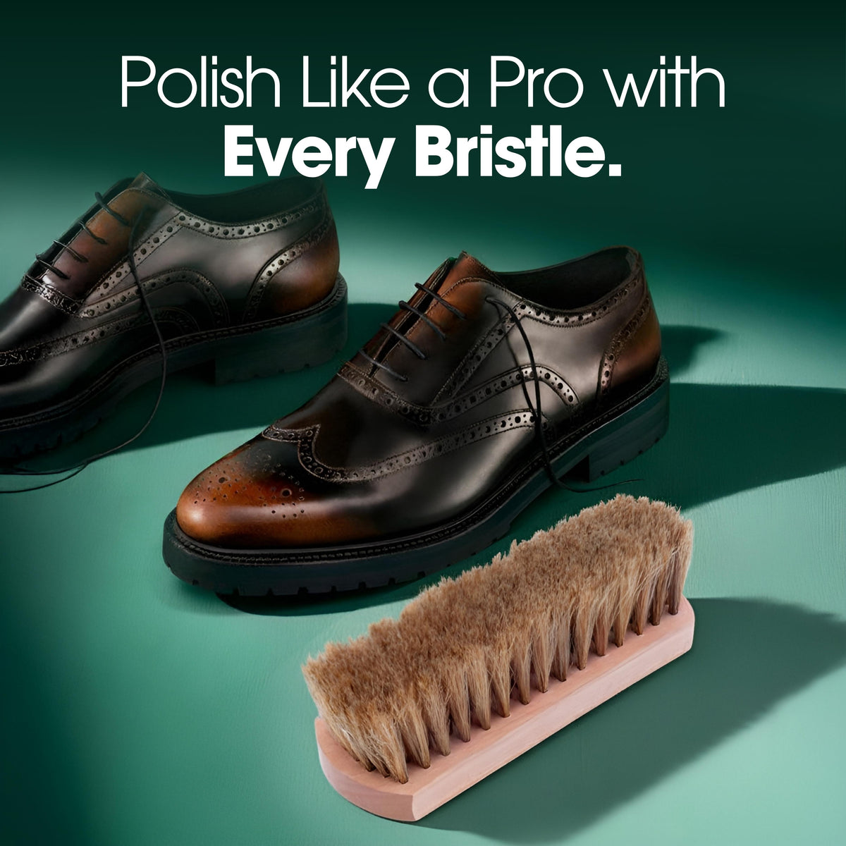 Helios 6.5 Inch 100% Horse Hair Shoe Brush - Big