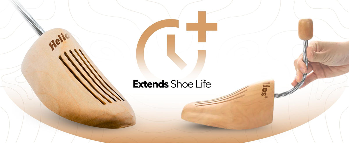 Helios Lotus Wood Shoe Trees – Shape Keeper for Leather Shoes & Sneakers — product feature 4